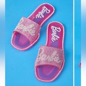 Barbie Rhinestone Jelly Slides